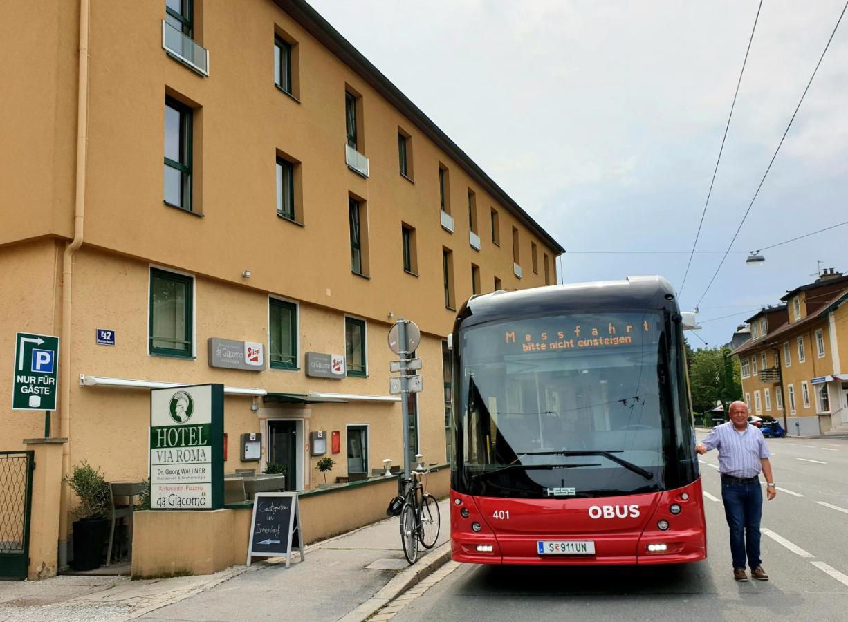Hotel Via Roma Salzburgo Exterior foto
